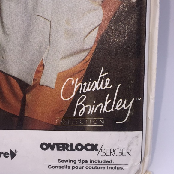 Simplicity 9699 Christie Brinkley Sewing Pattern Cut Size 16 Vintage - Picture 4 of 8